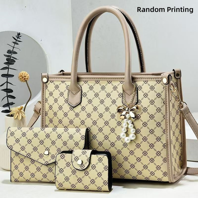 Women's Retro Korean Style High Sense Large Capacity Handbags