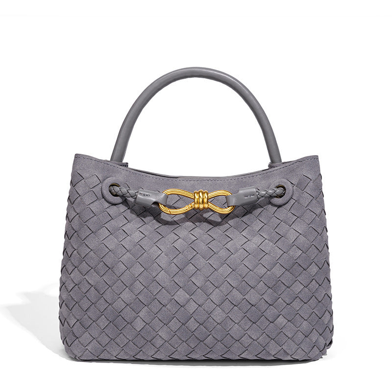 Women's Horizontal Versatile Bow Design String Clip Handbags
