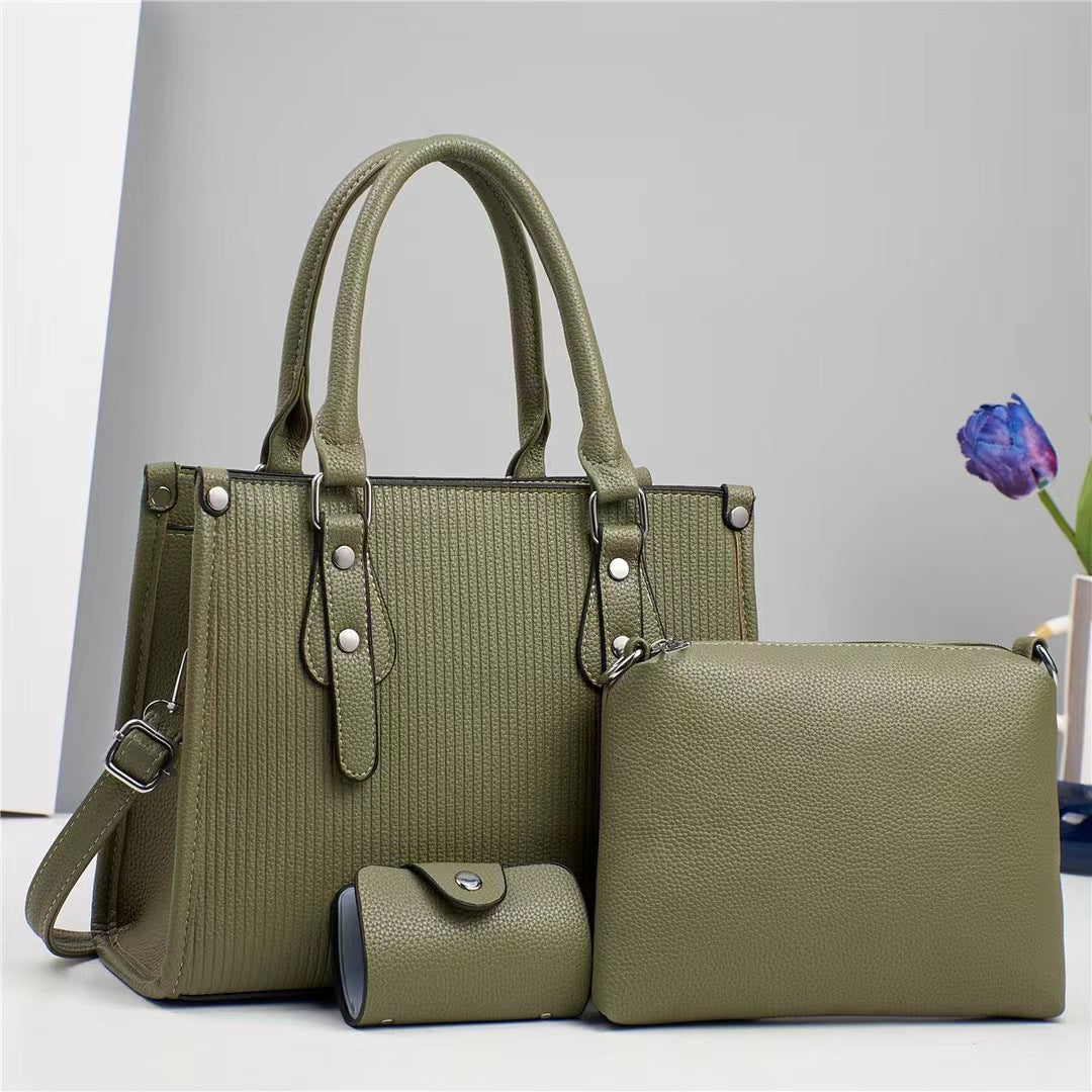 Women's Three-piece Set Mother Portable Large Capacity Tote Bag