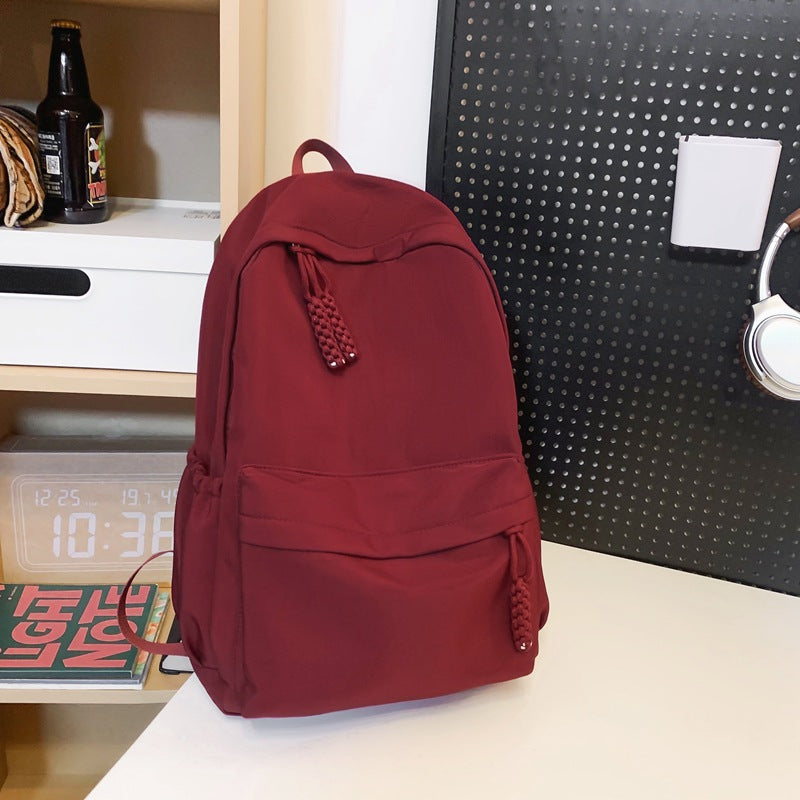 Men's Large Capacity Junior Minimalist Design Niche Leisure Backpack