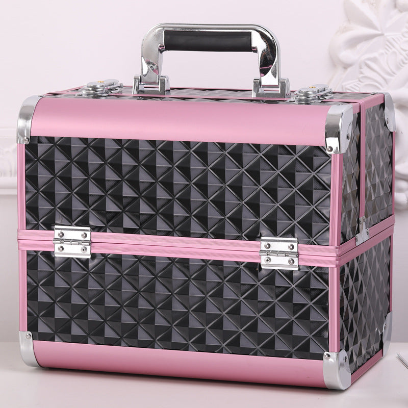 Tattoo Toolbox Large Capacity Makeup Fixing Artist Eyelash Beauty Manicure Cosmetic Case