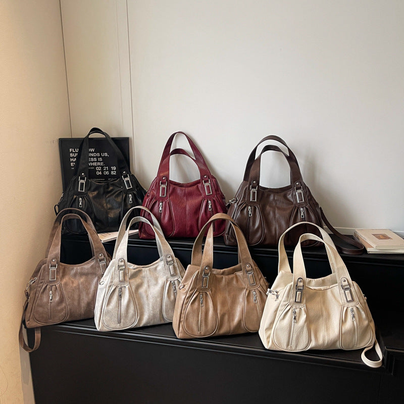 Women's Retro Style Underarm Large Capacity Bags