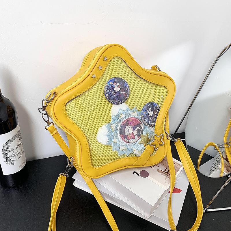 Cute Mini Two-dimensional Bar Cartoon Sweet Cool Women's Shoulder Bag