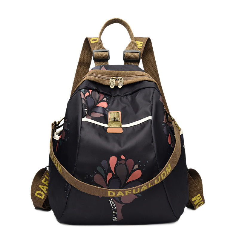 Women's Fashion Printing Large Capacity Oxford Cloth Women's Backpack