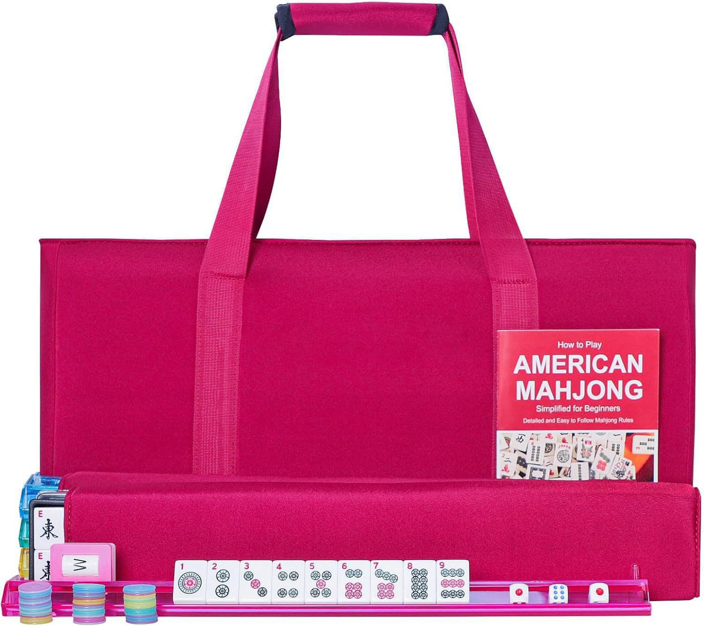 Mahjong Set Large Capacity Portable Toiletry Folding Bags