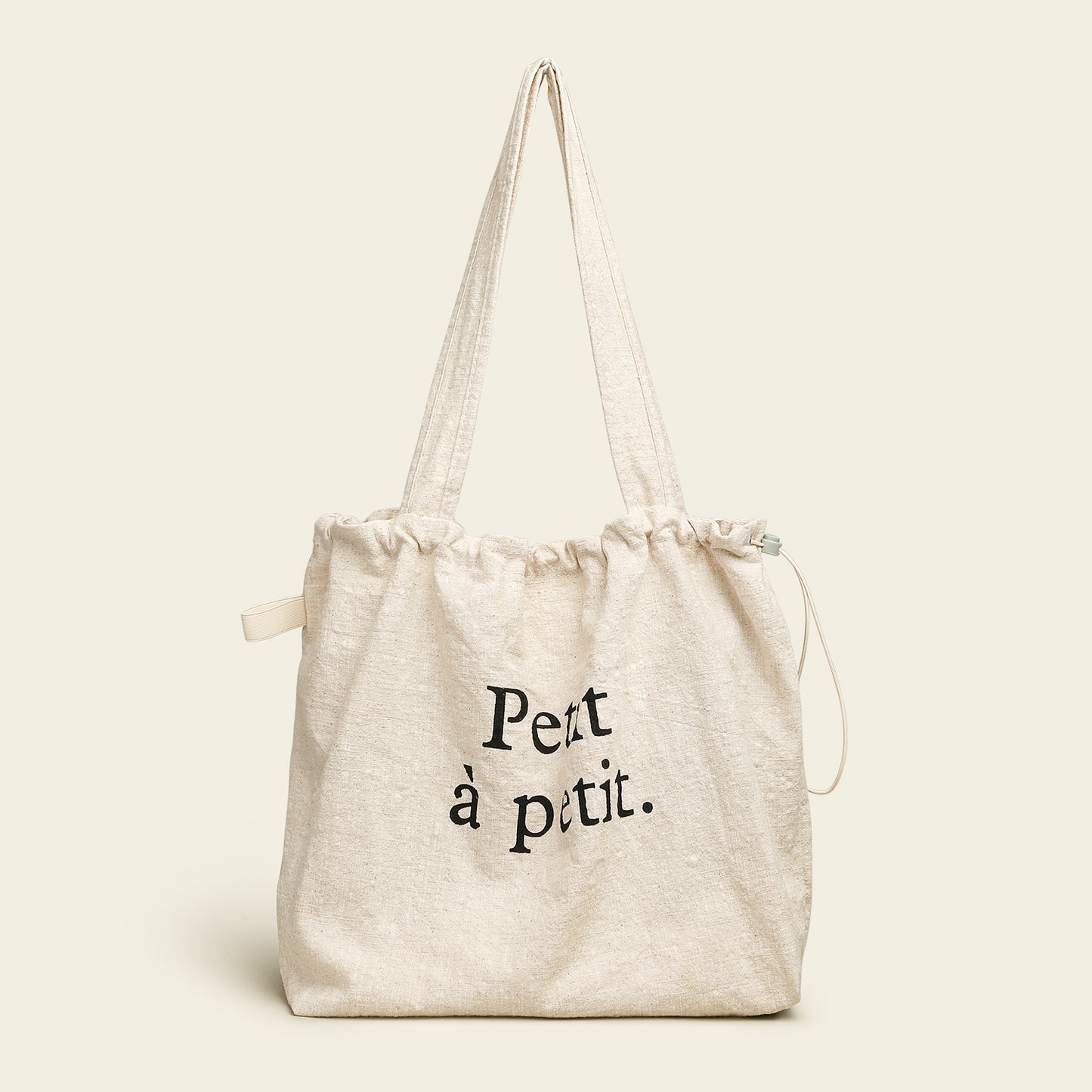 Women's Artistic Linen Large Capacity Idle Style Portable Drawstring Women's Shoulder Bag