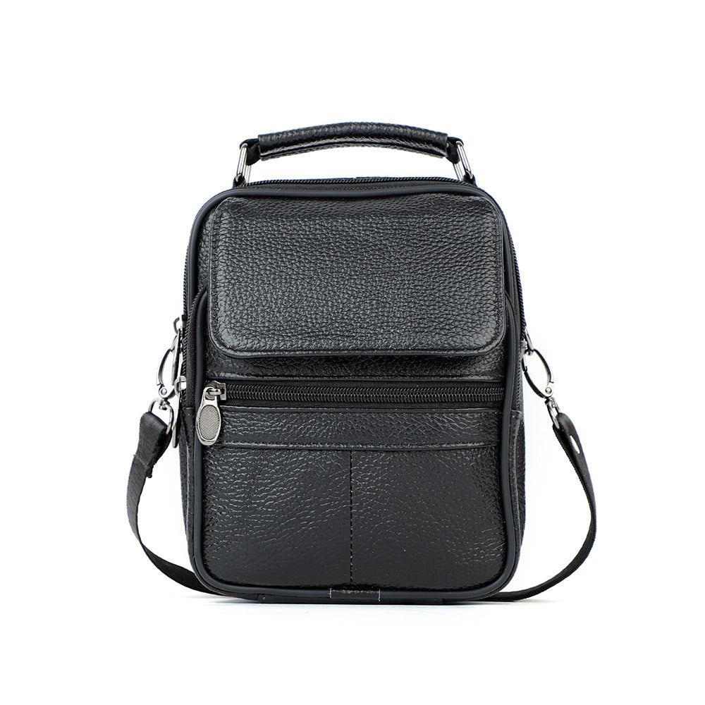 Men's Genuine Leather Mobile Cowhide Retro Men's Messenger Bag