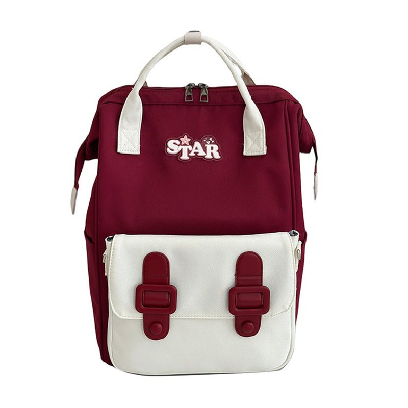 Junior High Female Large Capacity Primary Leisure Backpack