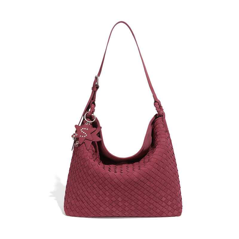 Women's Design Woven Fashion Commuter Large Capacity Tote Bag