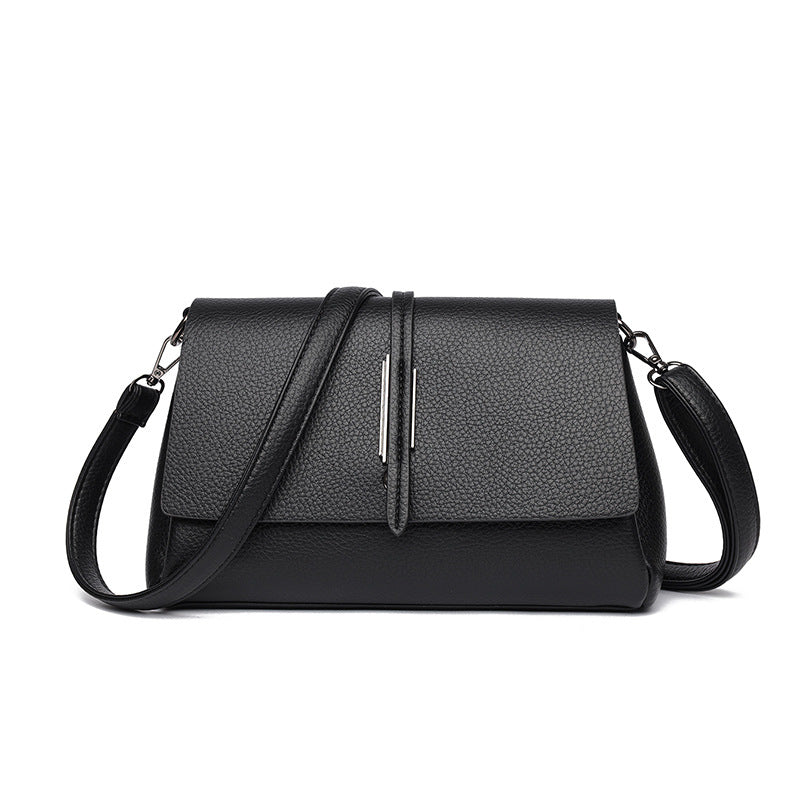 Women's Capacity Soft Leather Versatile Mom Solid Women's Handbag
