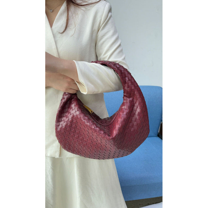 Knotted Woven Portable Underarm Fashion Large Bags