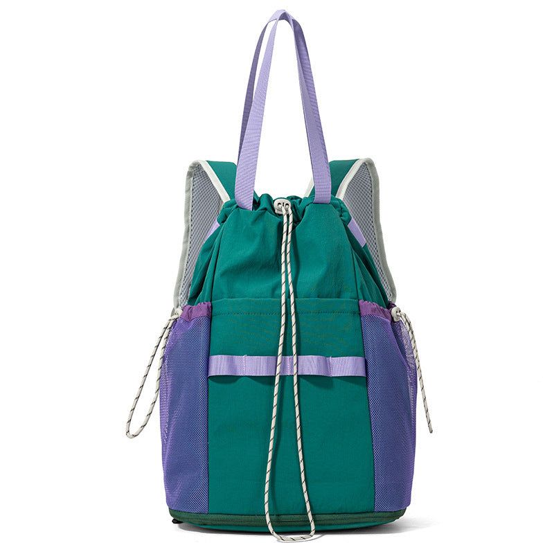 Women's & Men's Badminton Drawstring Tennis Portable Ball Printing Backpacks