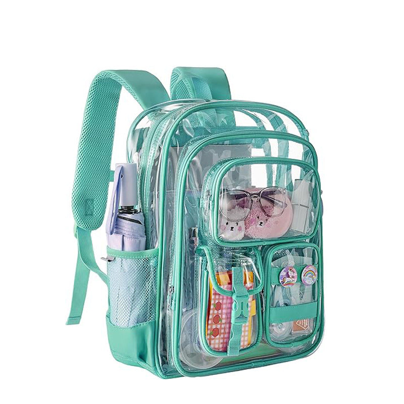 Comfortable Durable Dinosaur Unicorn Visualization Transparent Leisure Backpack