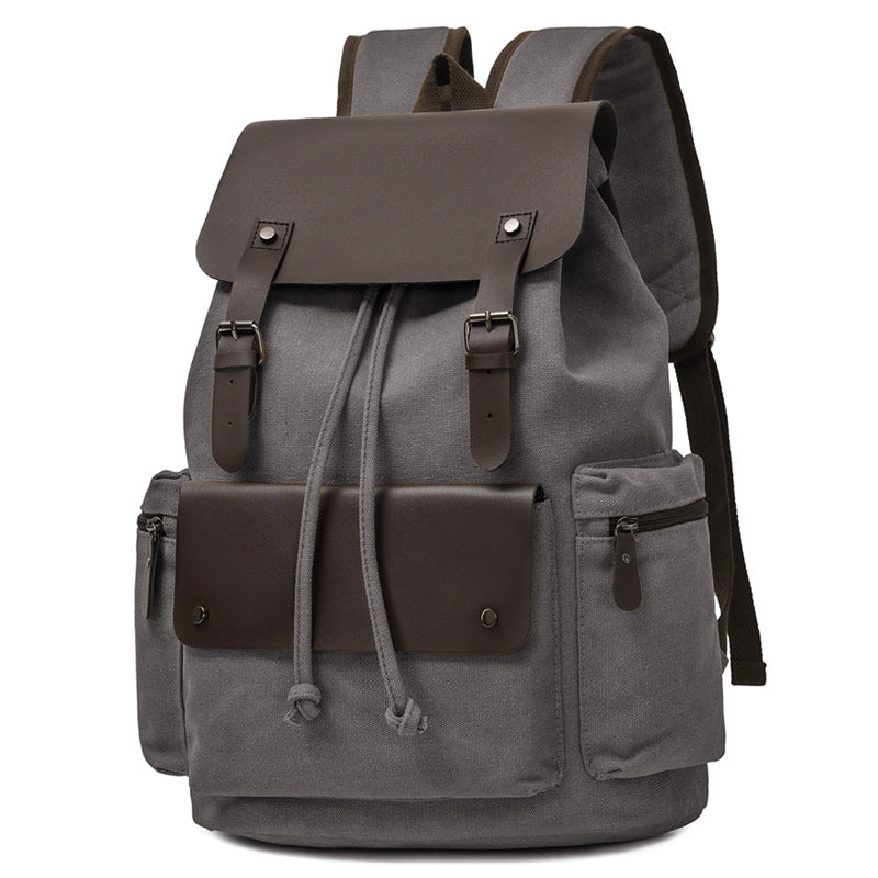 Men's Canvas Sense Fashion Computer Retro Leisure Backpack