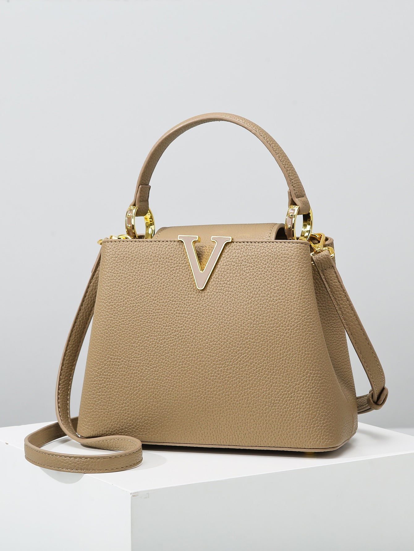 Women's Cross Body Fashion High Sense Simple Bucket Bag