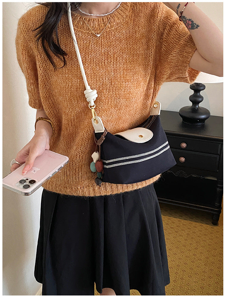 Women's Multifunctional Denim Fashion Trendy High-grade Handbags