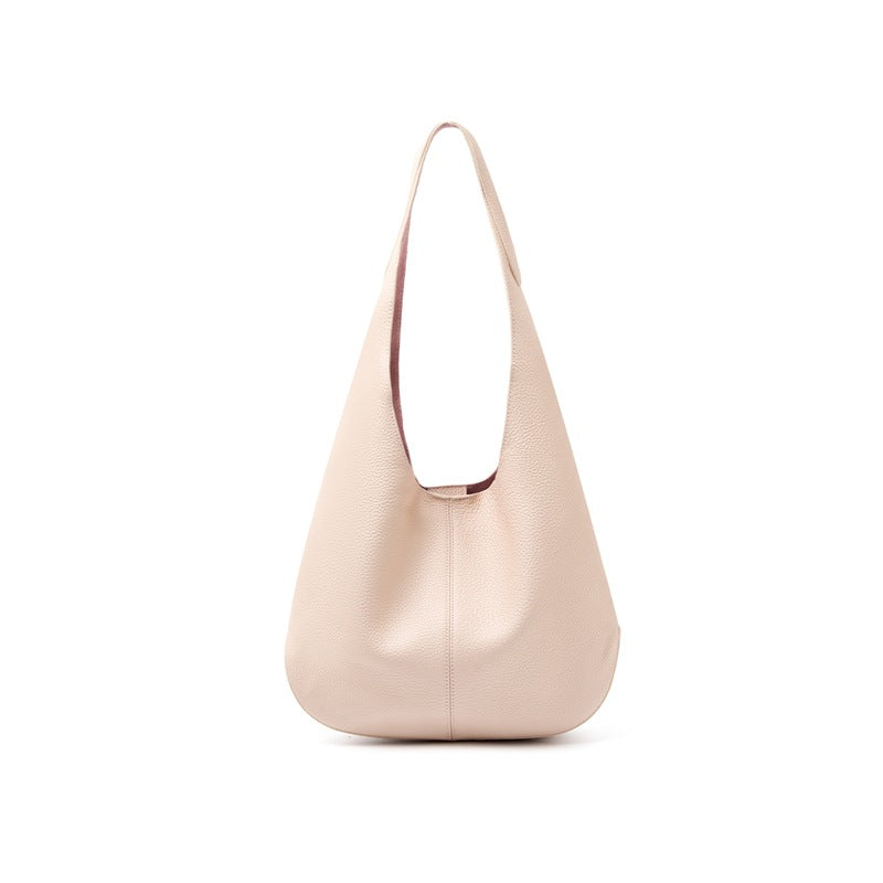 Women's Underarm Versatile Style First Layer Cowhide Commuter High-grade Tote Bag