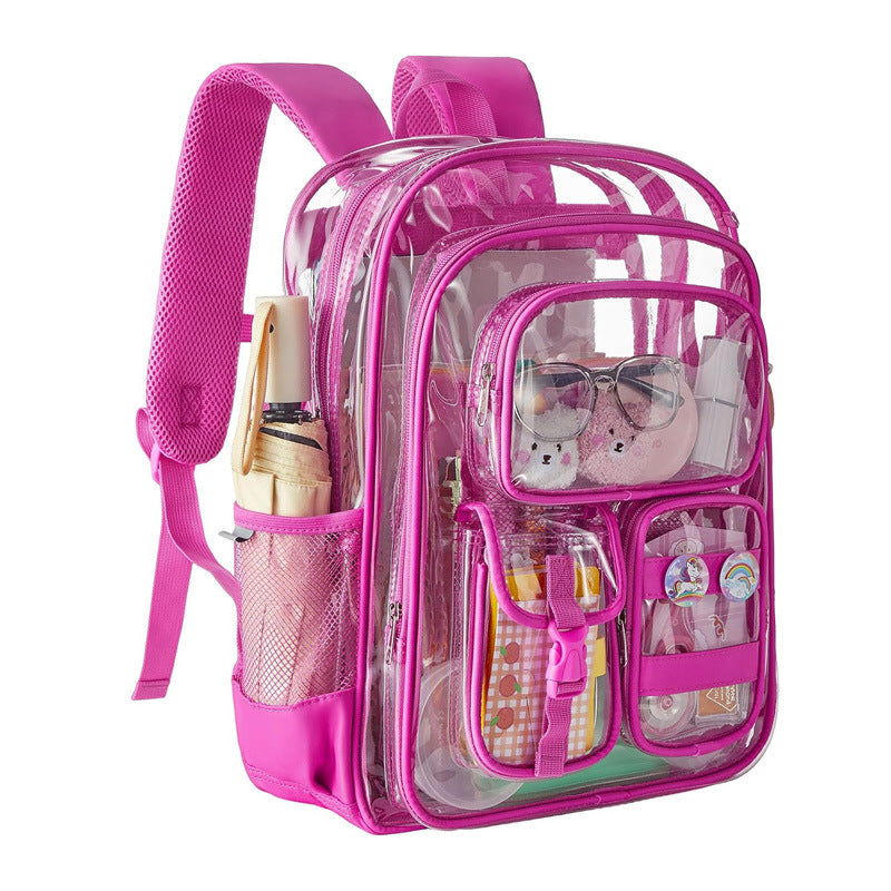Comfortable Durable Dinosaur Unicorn Visualization Transparent Leisure Backpack