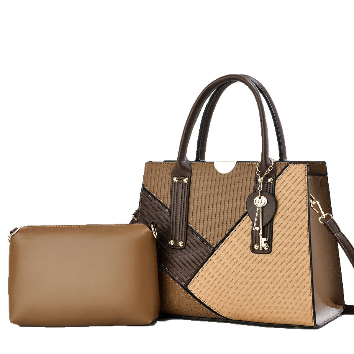 Trendy Two-piece Suit Mother Fashion Vintage Women's Handbag