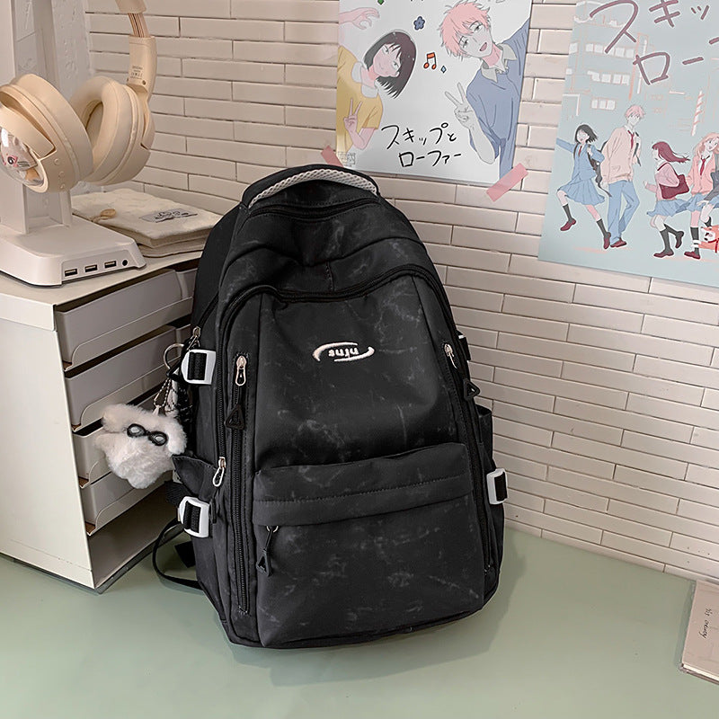 Capacity Campus Female Korean Junior High Simple Backpacks