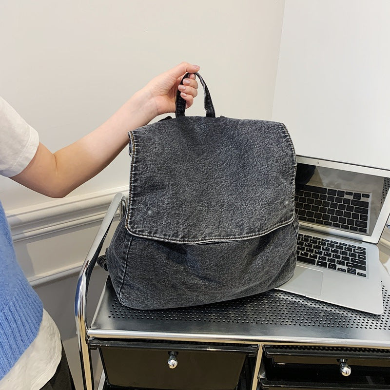 Popular Women's Denim Pillow Niche Street Bags