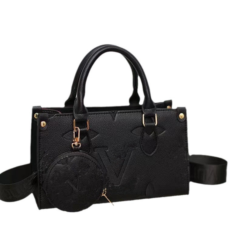 Women's Mini Embossed Large Capacity Portable Oblique Bags