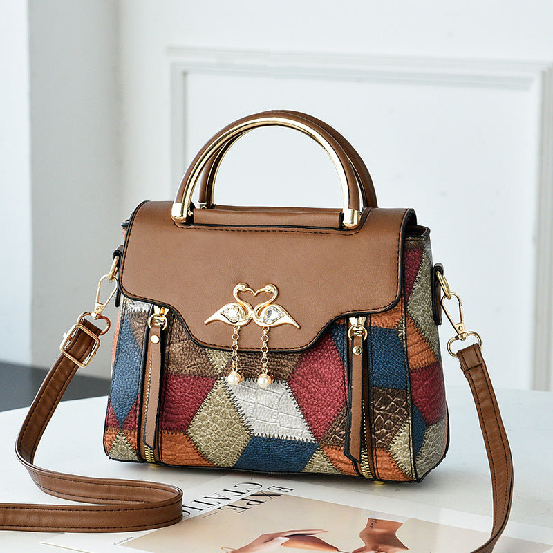 Women's Affordable Luxury Fashion Textured Mori Style Women's Shoulder Bag