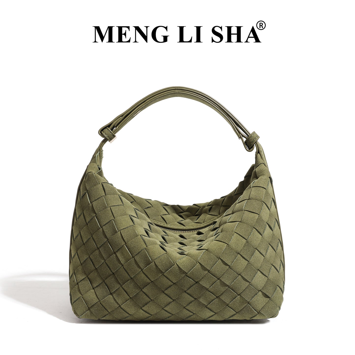 Women's Advanced Texture Woven Portable Lunch Fashion Simple Bags
