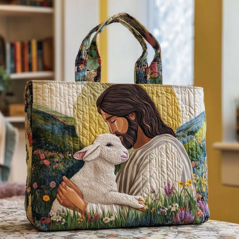 Unique Printed Personalized Flower Design Canvas Women's Handbag