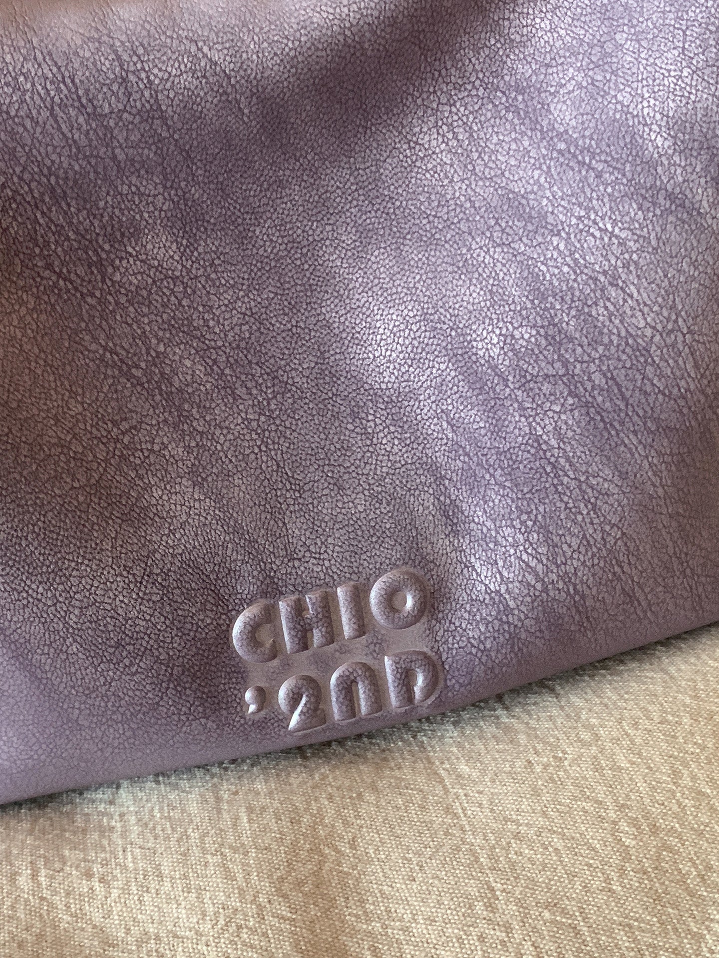 Fashion Versatile Women's Purple Lazy Underarm Tote Bag