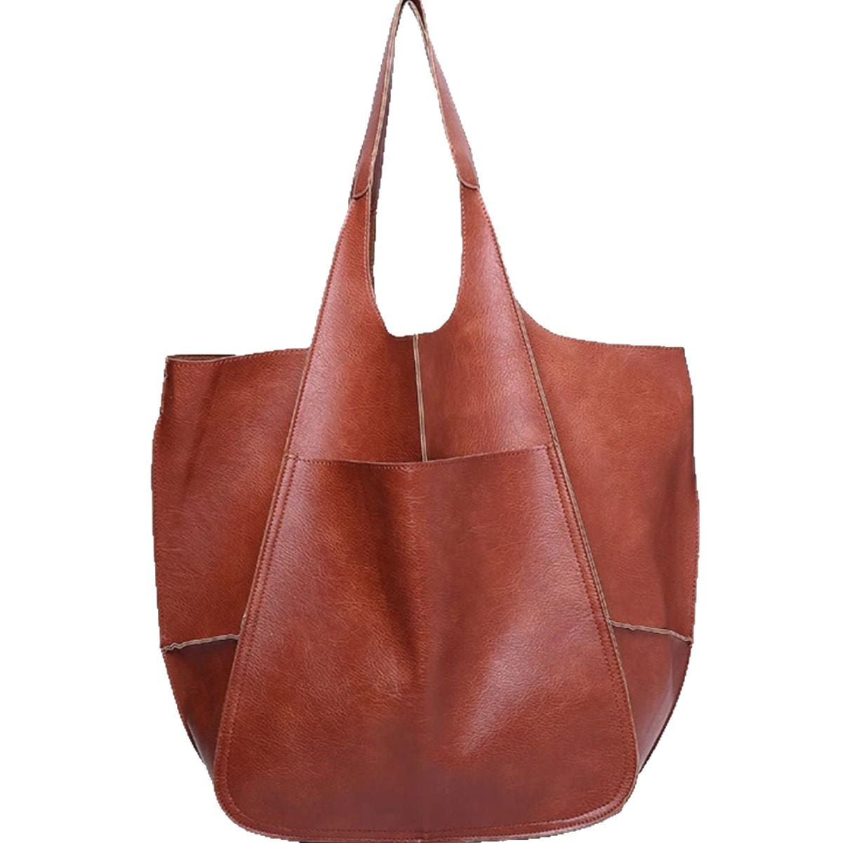 Women's Retro Simplicity Minimalism Large Soft Leather Capacity Bags