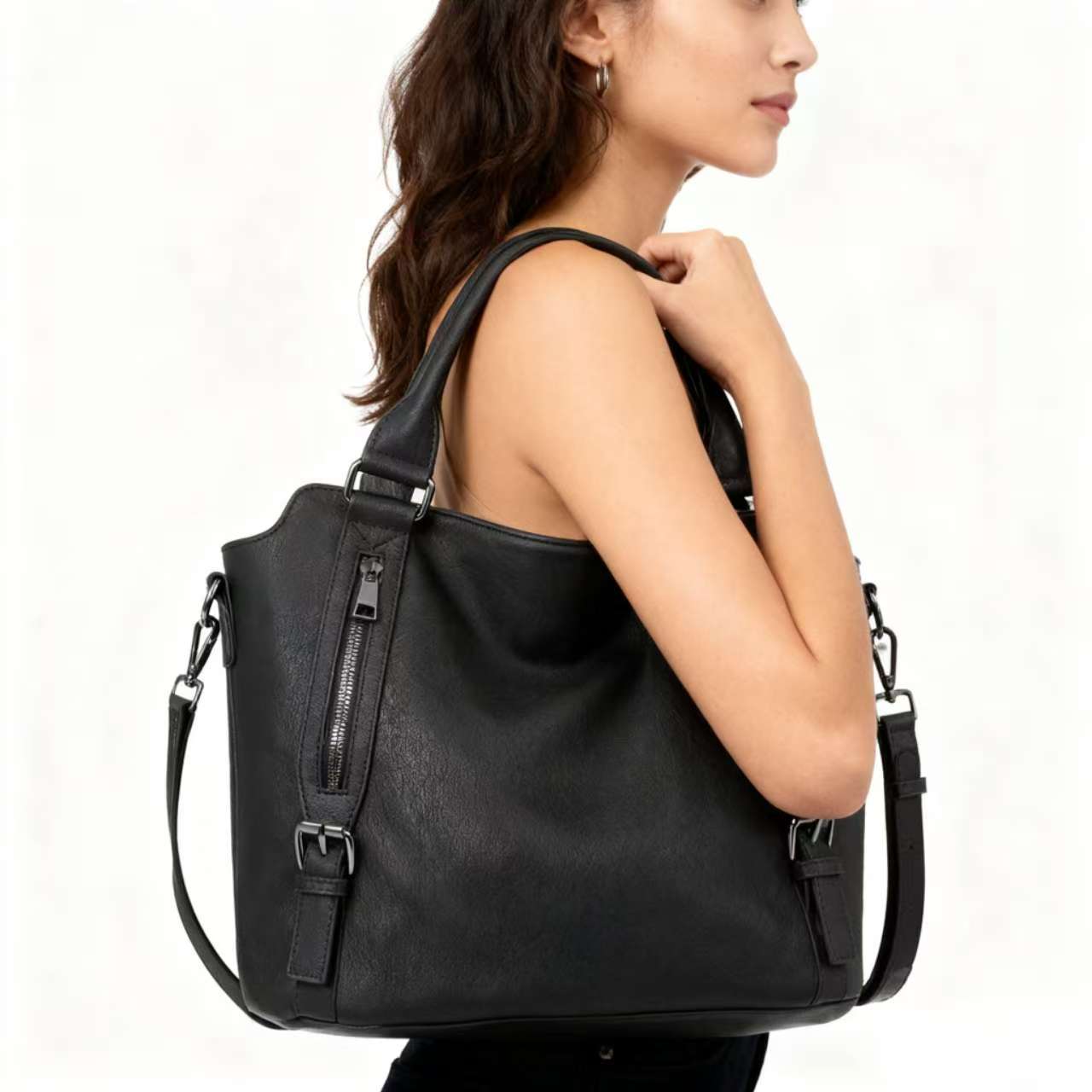 Women's Retro Lazy Fashion Lightweight Durable Large Capacity Tote Bag