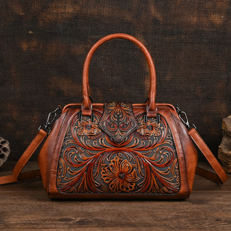 Retro Rub Colored Totem Series Optional Women's Shoulder Bag