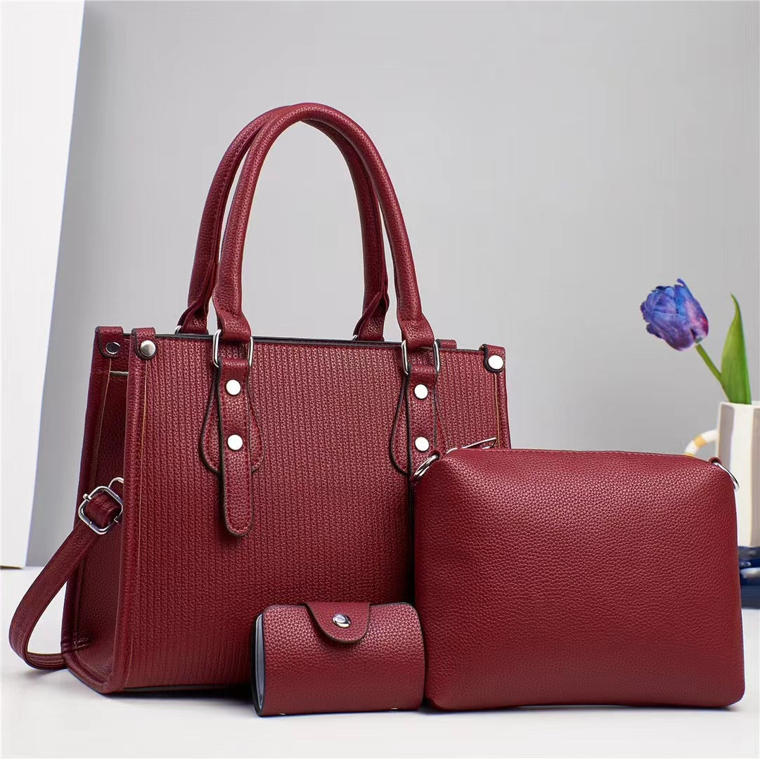 Women's Three-piece Set Mother Portable Large Capacity Tote Bag