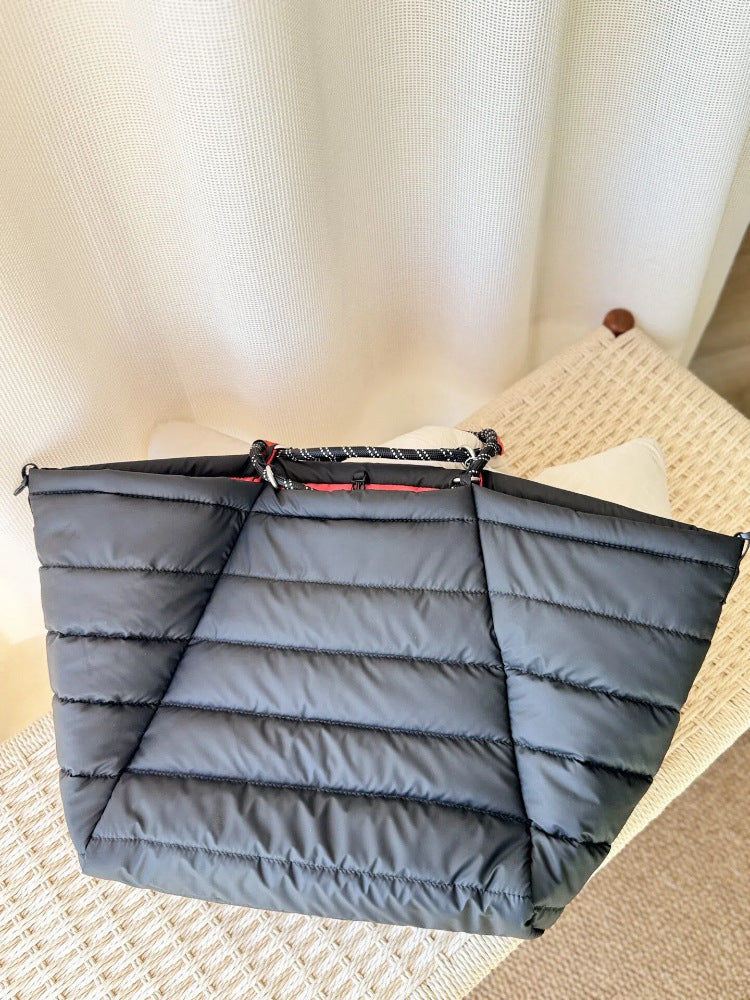 Large Portable Capacity Waterproof Lightweight Storage Commuter Minimalist Tote Bag
