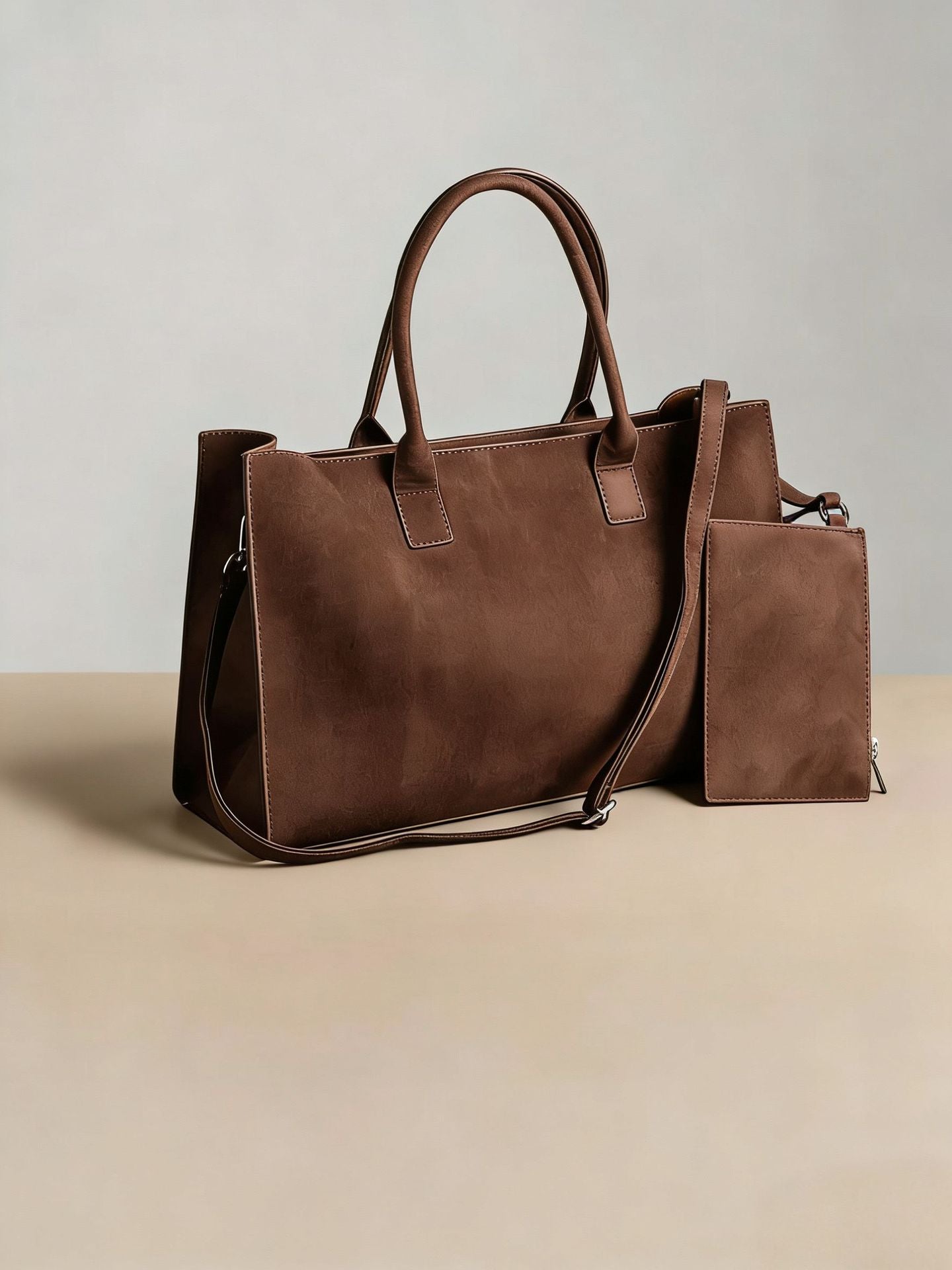 Women's Frosted Large Capacity Simple Commuter High Sense Women's Shoulder Bag