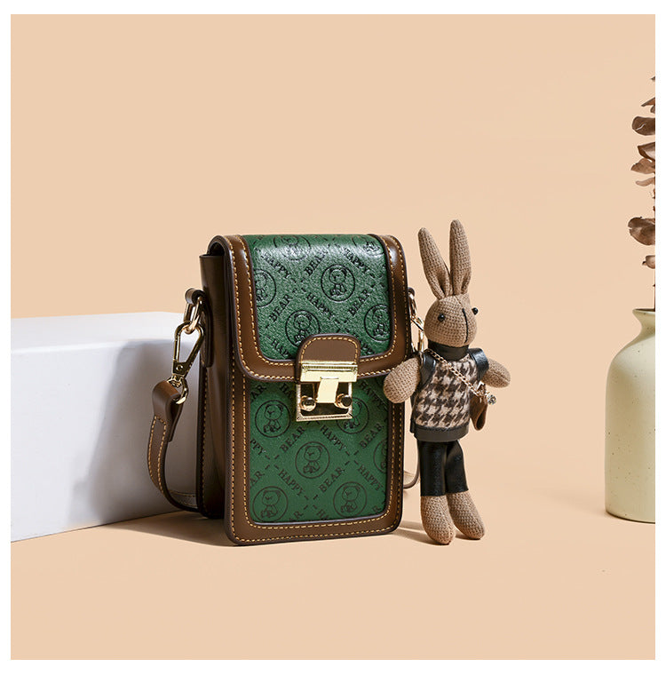 New Women's Source Retro Green Simple Phone Bags