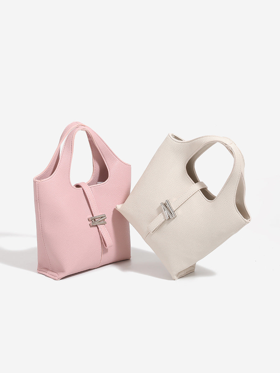 Women's Wind Chime Niche High Sense Vegetable Basket Bucket Bag