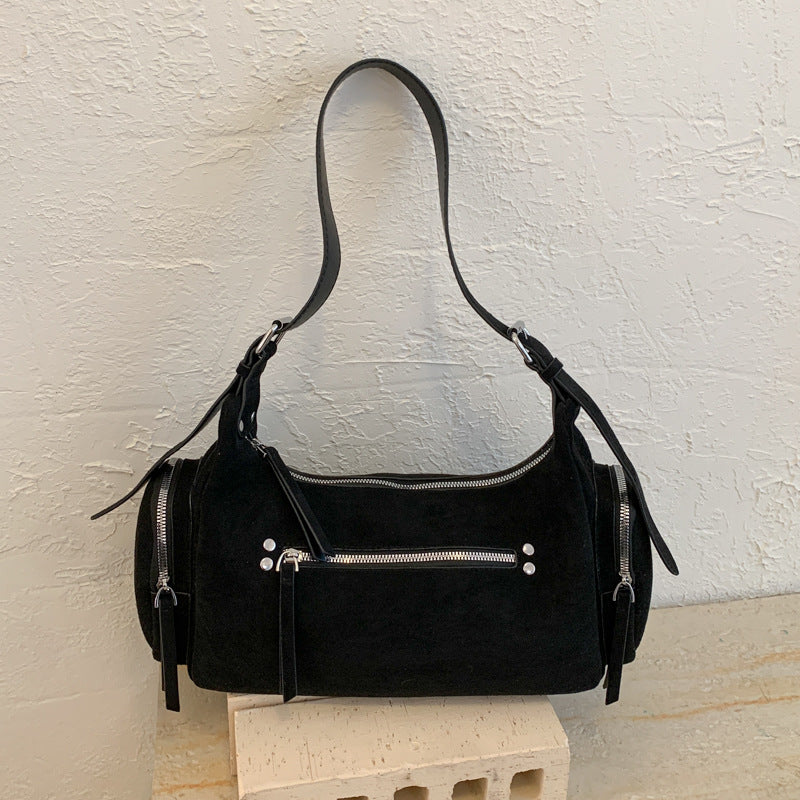 Retro Pocket Hot Motorcycle Sense Fashion Trend Tote Bag