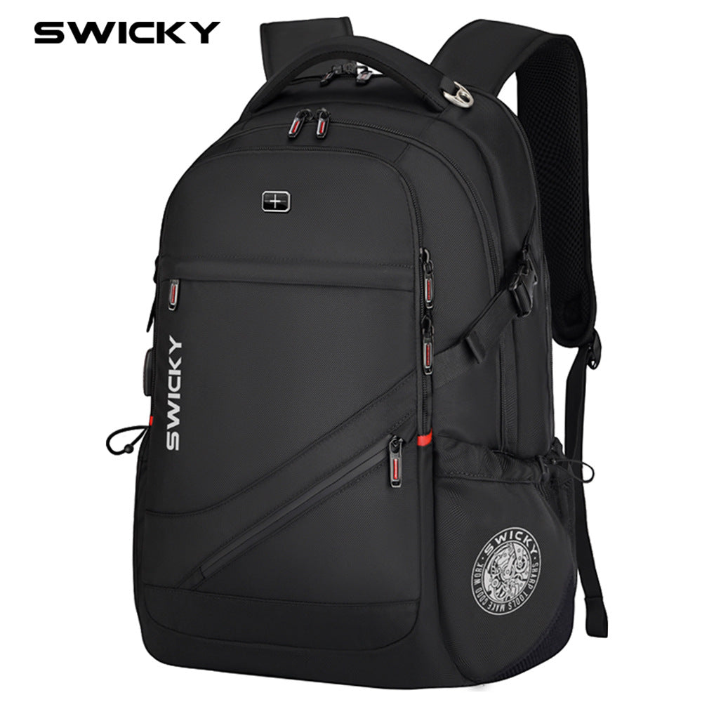 Men's Large Capacity Waterproof Computer Oxford Cloth Business Backpack