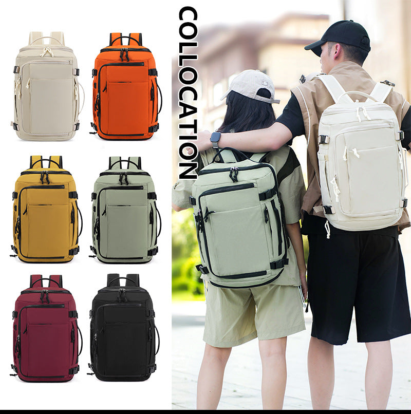 Women's & Men's Nylon Exercise Portable Computer Shoes Warehouse Leisure Backpack