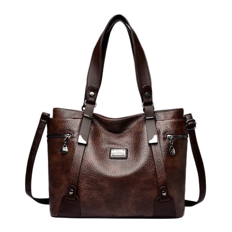 Women's Retro Simple Large Capacity Totes Portable Bags
