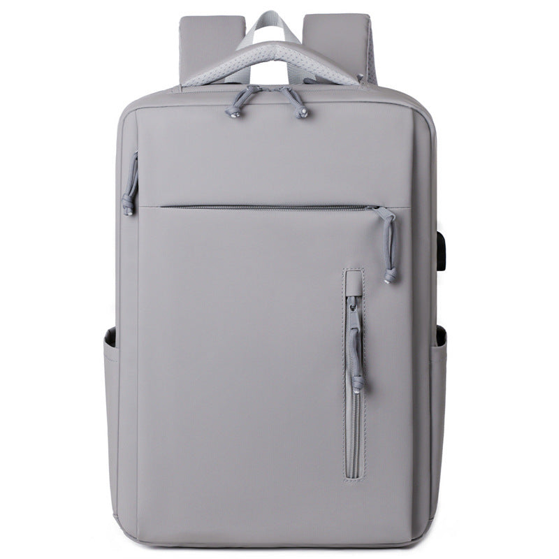 Beautiful Expansion Coverable Large Capacity Double Business Backpack