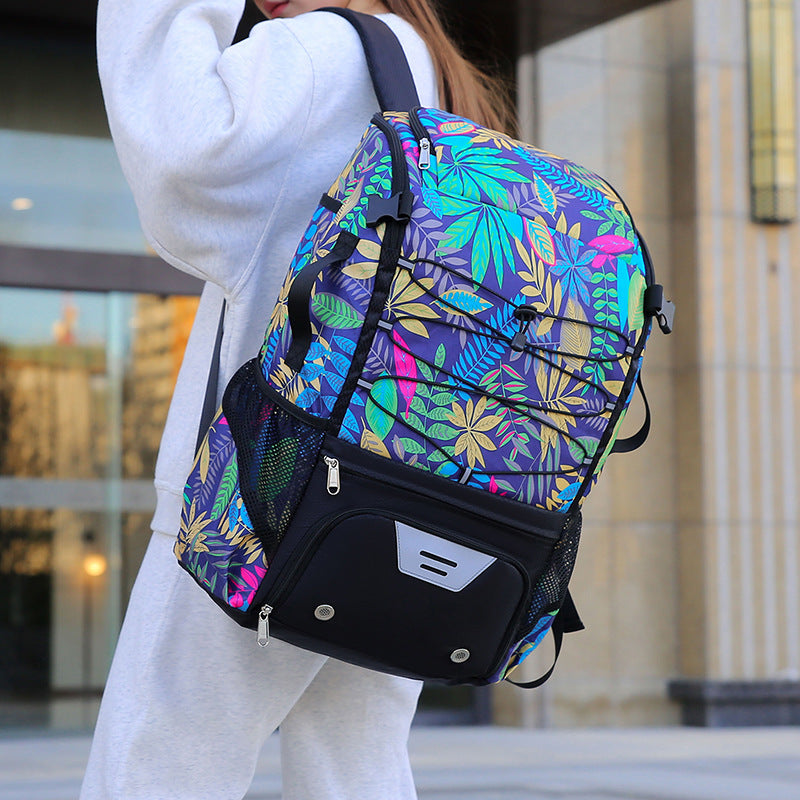 Dry Wet Separation Short-distance Trendy Lightweight Helmet Sports Backpack