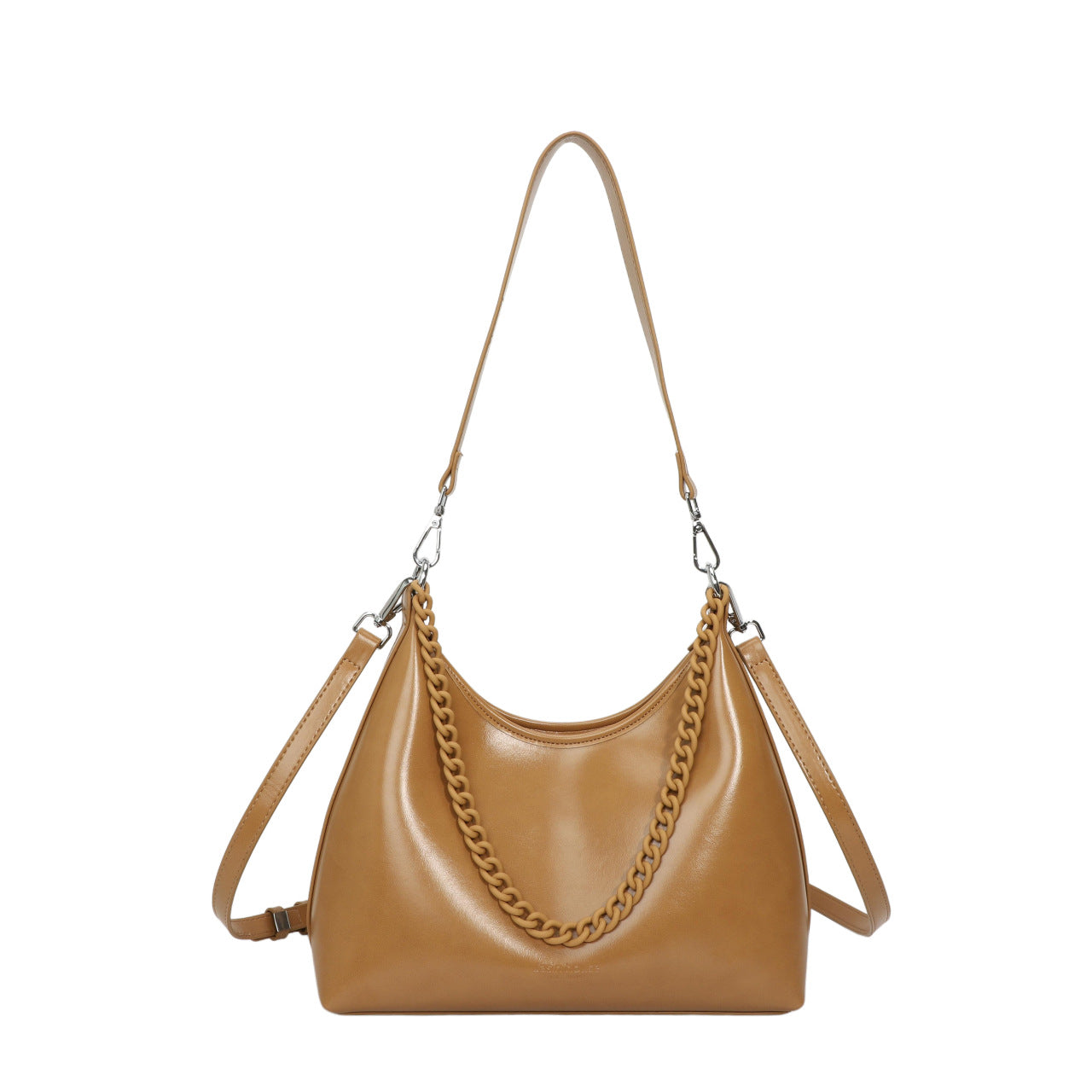 Women's Capacity Soft Leather Textured Retro Affordable Luxury Simple Underarm Bag