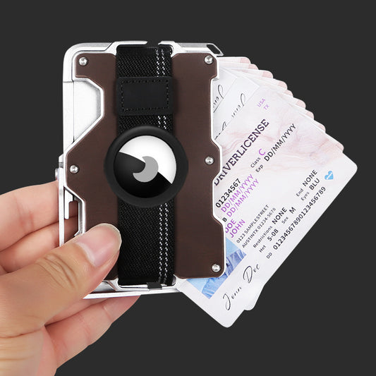 Men's Swiping Credit Business Metal Magnetic Card Pack Card Sleeve