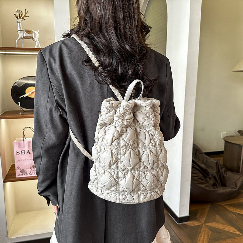 Cloud Female Trendy Rhombus Personalized Minority Shoulder Bags