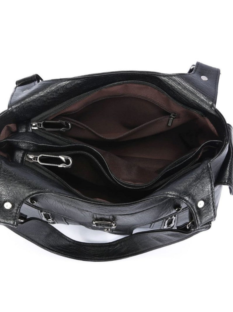 Women's Retro Large Capacity Fashion High-grade Western Handbags