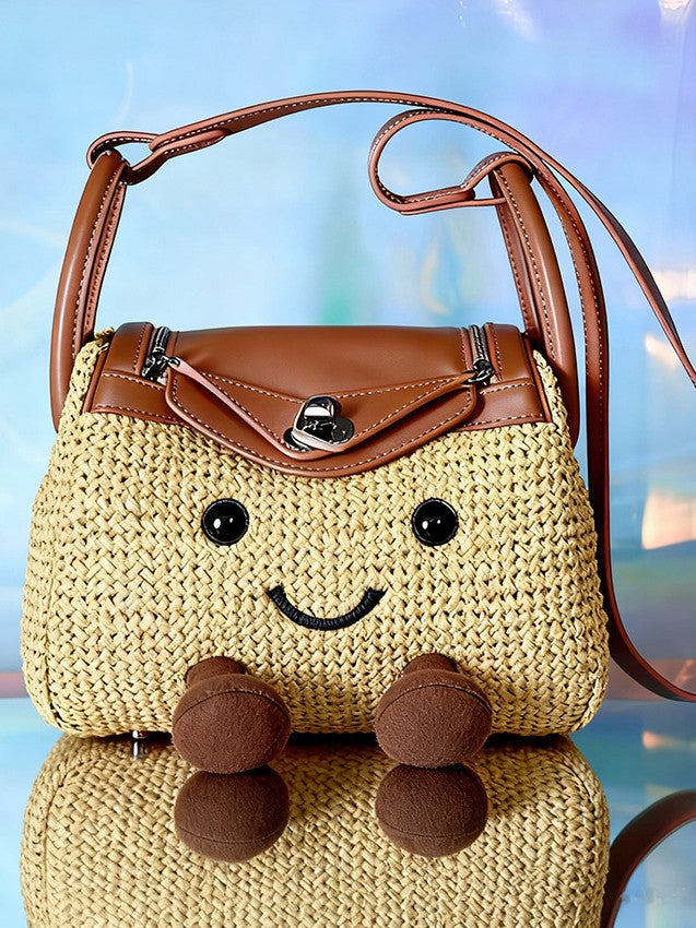 Knock Cute Fluffy Lindy One Portable Bags