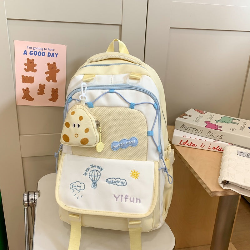 Color Cute Lightweight Large Capacity Versatile Backpacks